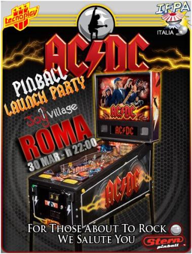 AC/DC Pinball Launch Party